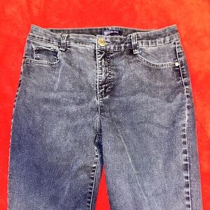 Straight leg skinny jeans blue